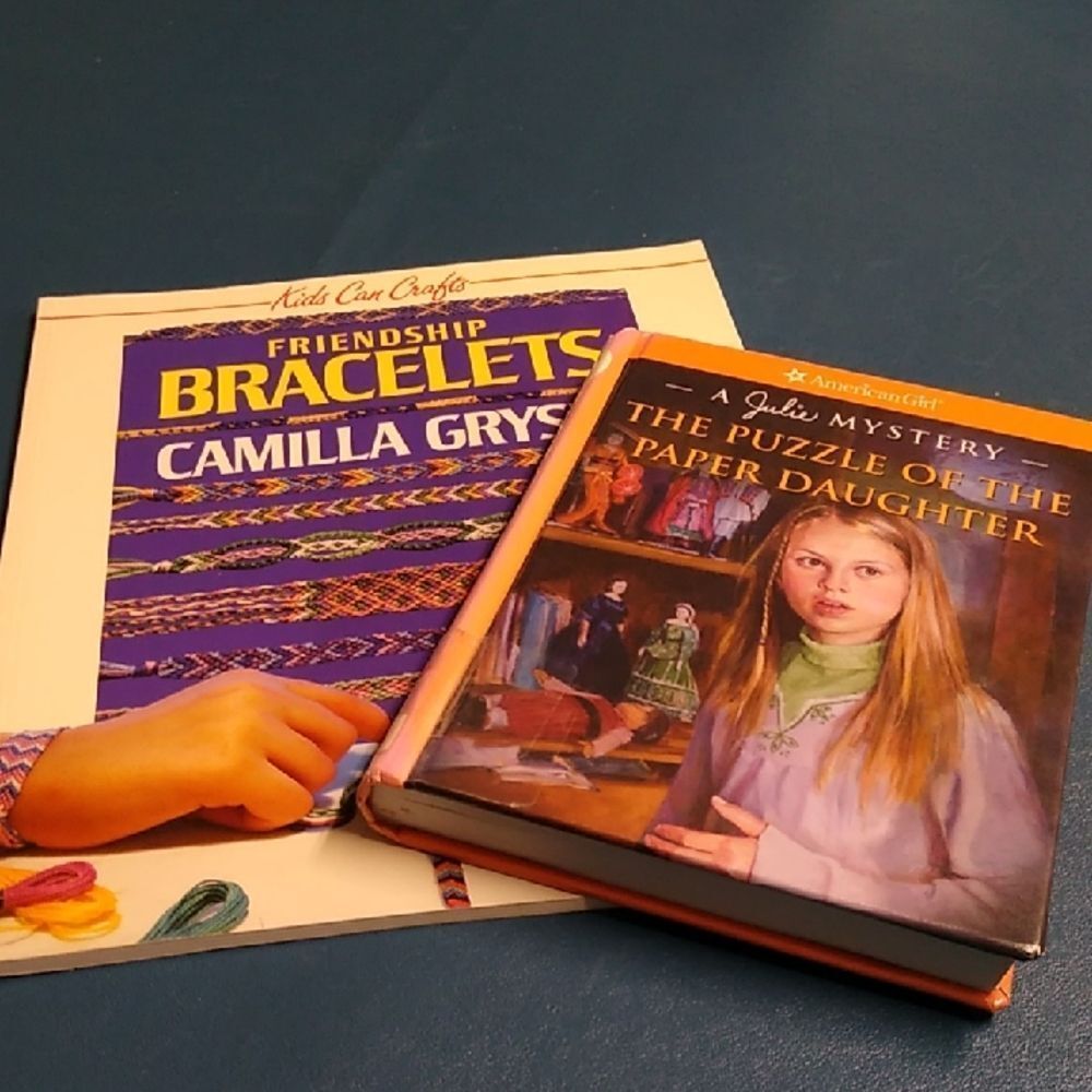 Friendship Bracelets Book and American Girl Mystery Book